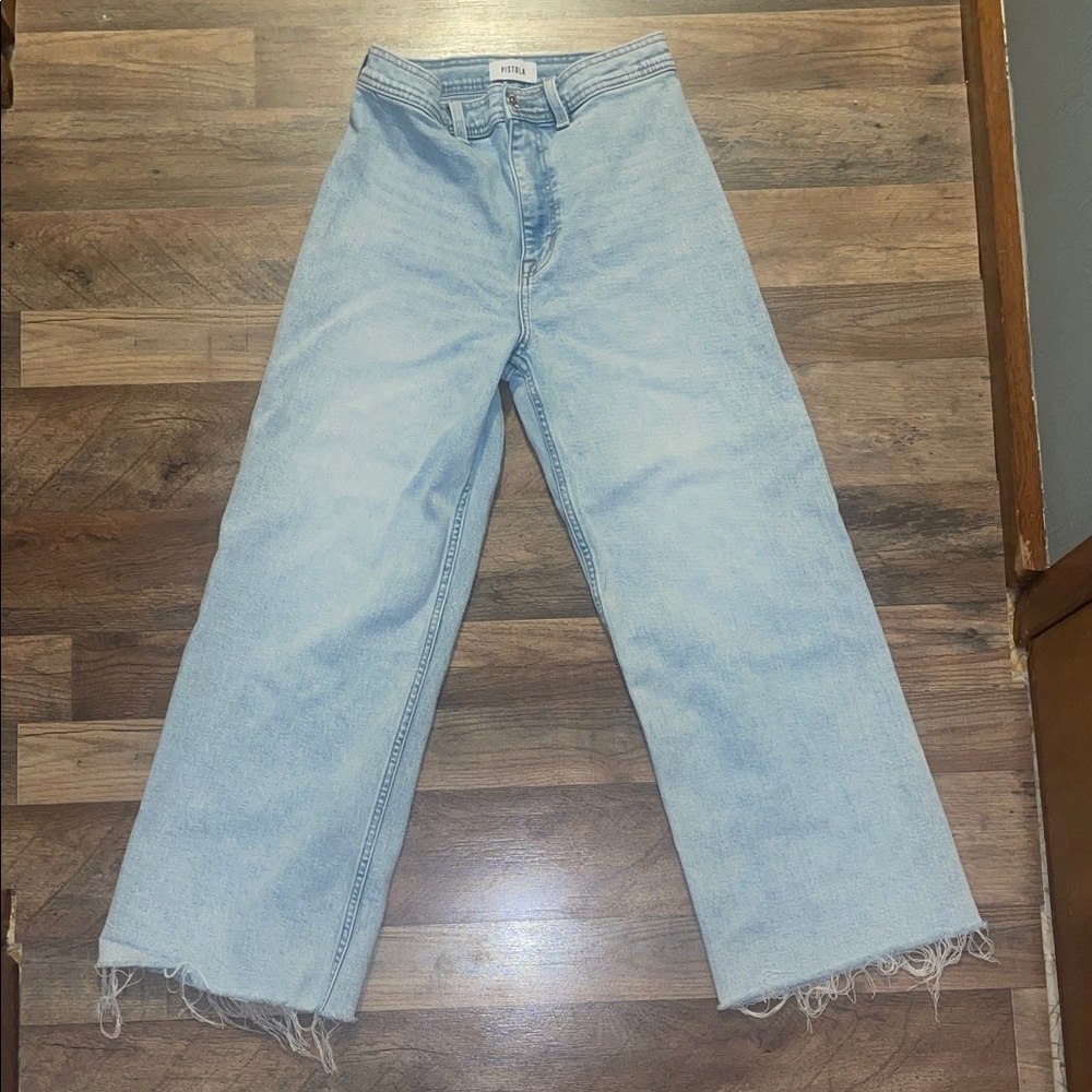 Pistola High Rise Wide leg ankle Jeans size 26